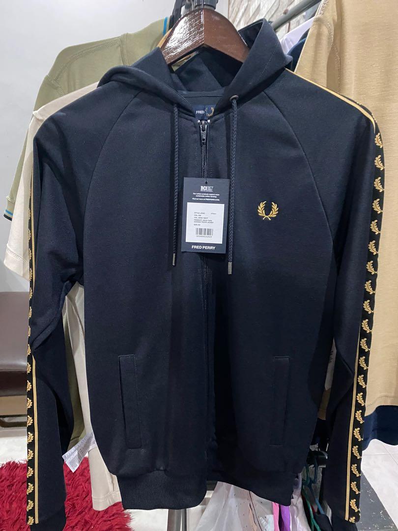 Fred Perry Gold Taped Hoodie