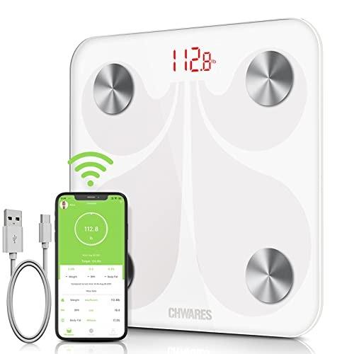[FREE DELIVERY]Body Fat Scale, USB Rechargeable Digital Weight Bathroom