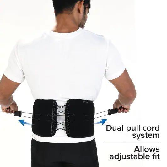 FUTURO™ Easy Adjustable Back Support 46820ENR, Adjustable (Category: Braces, Support & Protection) located in Masbate. Submitted by gabroldan (Listing ID 1170953040, Image 2). Description: FUTURO Adjustable Back Support with Dual Pull Cord System and Removable Lumbar Pads for Moderate Support Keep back pain and discomfort at bay with FUTURO™ Adjustable Back Support. Designed to make daily chores effortless, this back support brace, with contoured