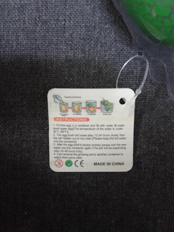 Growing dinosaur, Babies & Kids, Infant Playtime on Carousell