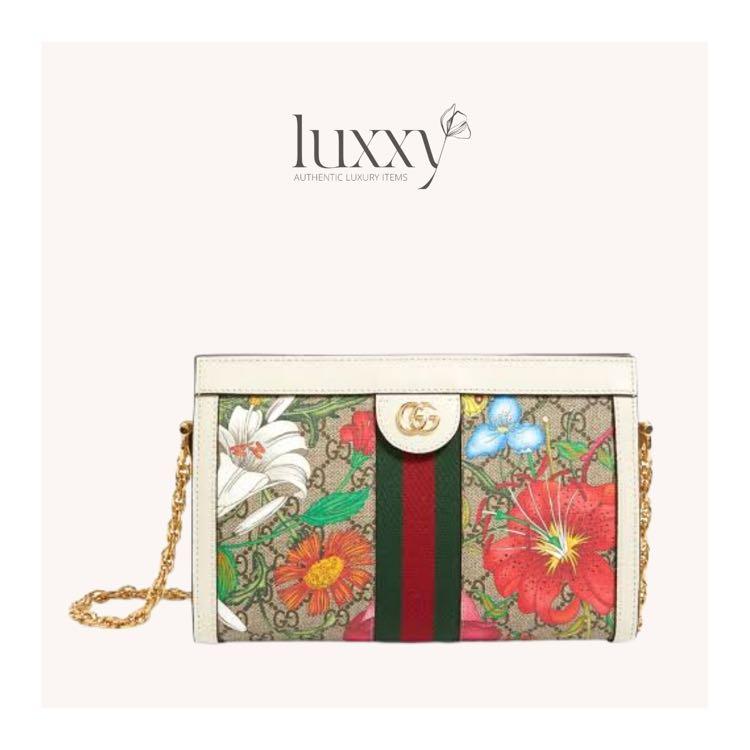 Gucci Ophidia Floral Chain Bag (Category: Luxury Bags & Wallets) located in San Jose del Monte. Submitted by luxxyluxuryitems (Listing ID 1171041980, Image 1). Description: Grab this beautiful Gucci Ophidia Floral Sling Bag! Perfect addition to your collections!✨ 💠 Authentic / Original 💠 Rank N (Brand New) 💠 Complete Inclusions 💠 Fresh from ITALY (Gucci Outlet Store) 💠 We don’t sell fakes, imitations, or knockoffs 💠 Money back guaranteed on