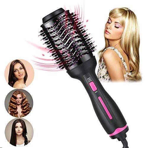 Hair Dryer Brush,Hot Air Brush,Professional Hair Dryer & Volumizer 3 in 1  Upgrade Anti-Scald Negative Ionic Technology Hair Straightener Brush with  Smooth Frizz,Ceramic Electric Blow Dryer, Beauty & Personal Care, Hair on