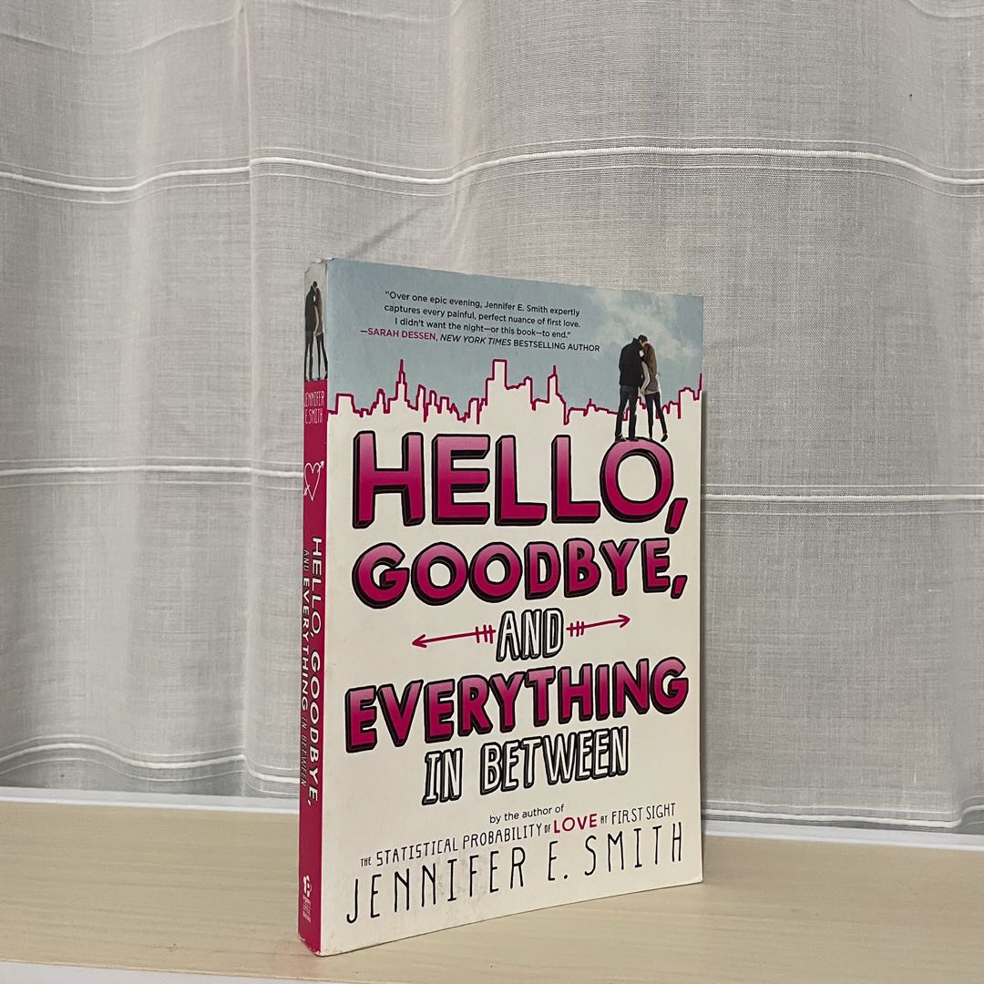 Hello goodbye and everything in between promo book