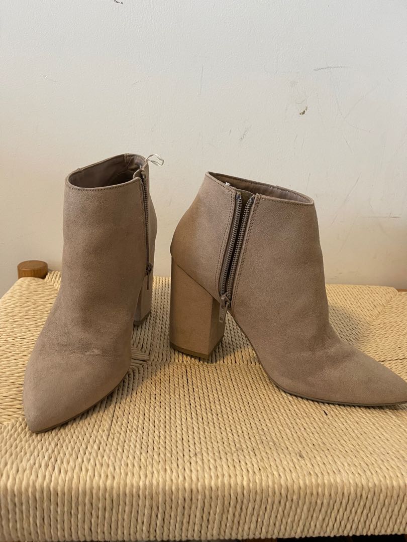 Cute suede top boots