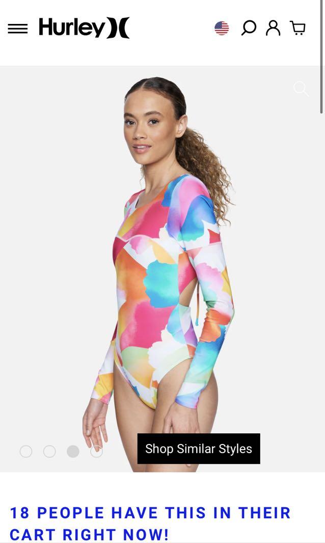 Hurley long sleeve swimsuit outlet