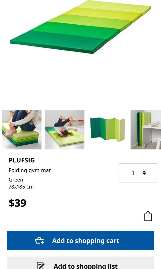 IKEA folding gym mat, Furniture & Home Living, Furniture, Bed Frames