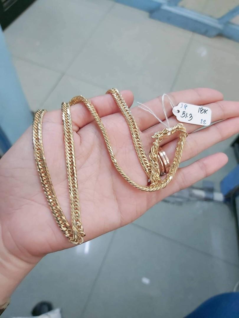 Japan gold Necklace (Size 22), Women's 