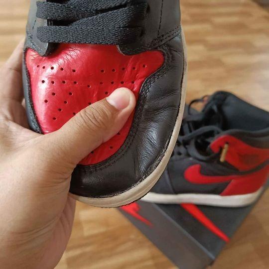 Jordan 1 bred glitter 2025