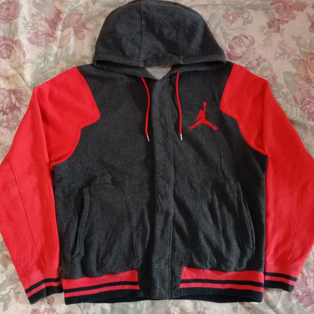 Cement Grey - Varsity Red - WpadcShops - supreme jordan hoodie
