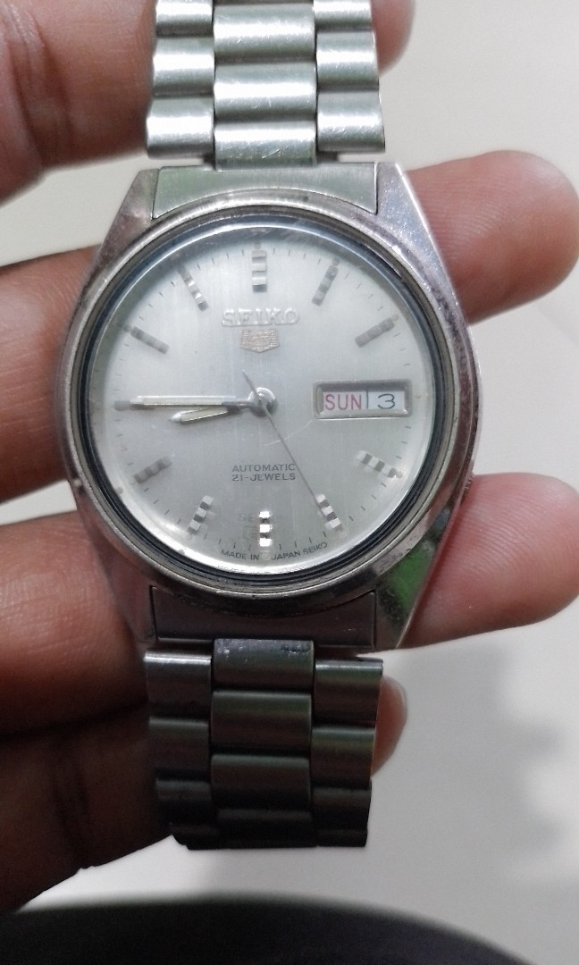Jual Jam Tangan Seiko 5 7009 Japan Mesin Otomatis Mekanik Automatic Normal Murah Fesyen Pria Jam Tangan di Carousell