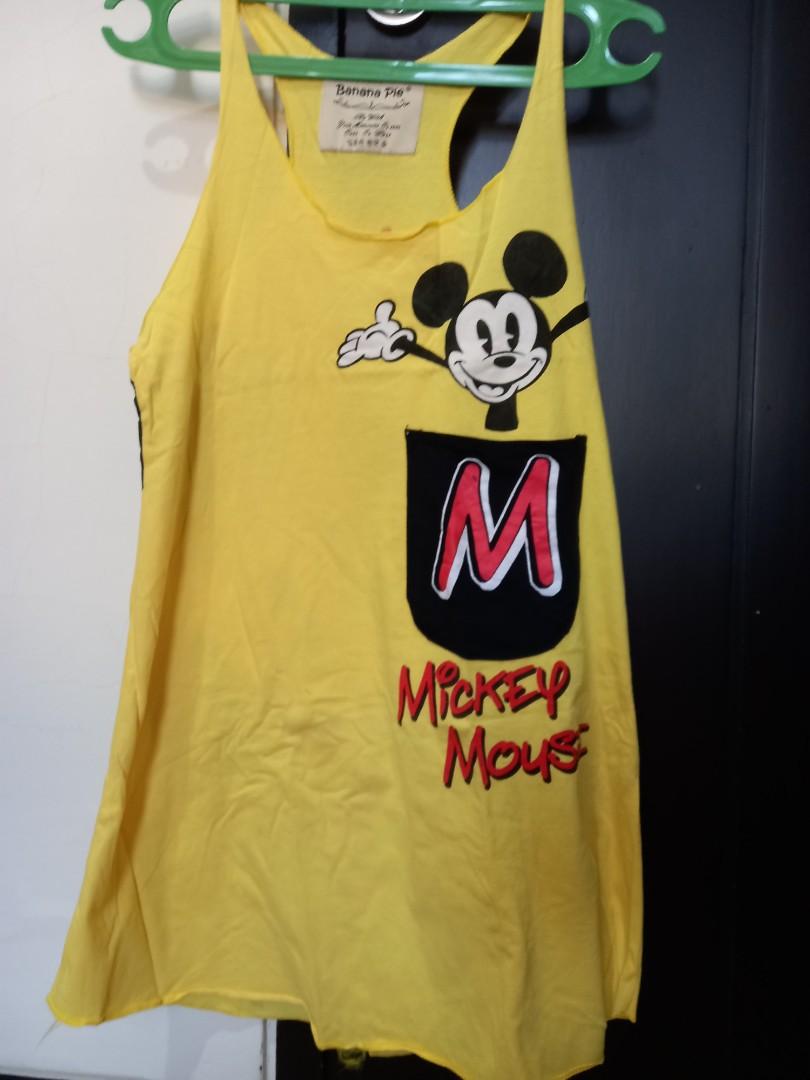 Jumper dress mickey mouse lbr dada 40 