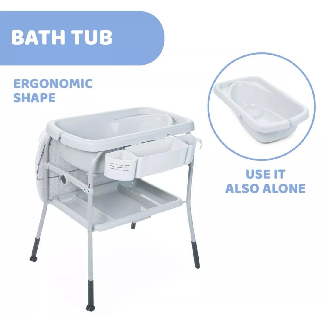 Kai Chicco Cuddle and Bubble bath stand and changing table, Babies