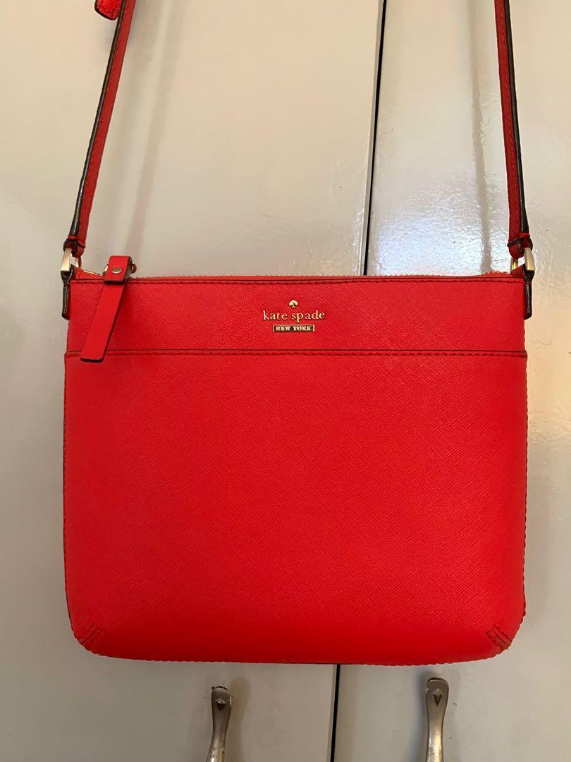 Kate Spade Red-Orange Cross Body Bag [AUTHENTIC] (Category: Cross-body Bags) located in Paranaque City. Submitted by isabel4267 (Listing ID 1170921045, Image 1). Description: Kate Spade New York Women’s Cameron Street Tenley Cross Body Bag Red-Orange ✔️ Authentic, brand new, never used ✔️ With long strap, comes with care card ✔️ Original price is P10,650 ✔️ No flaws, design is classy and a wardrobe staple Pm for more photos and inquiries! Price i