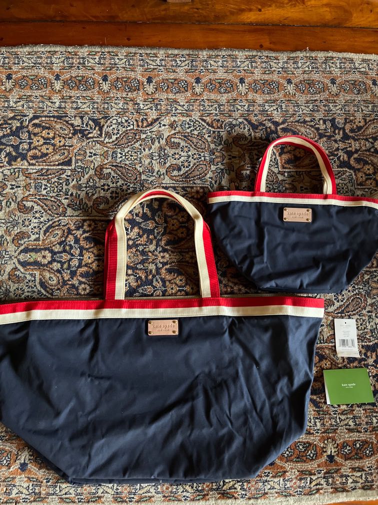 Kate Spade Weekender Overnight Duffle bag luggage set Duffel, Luxury