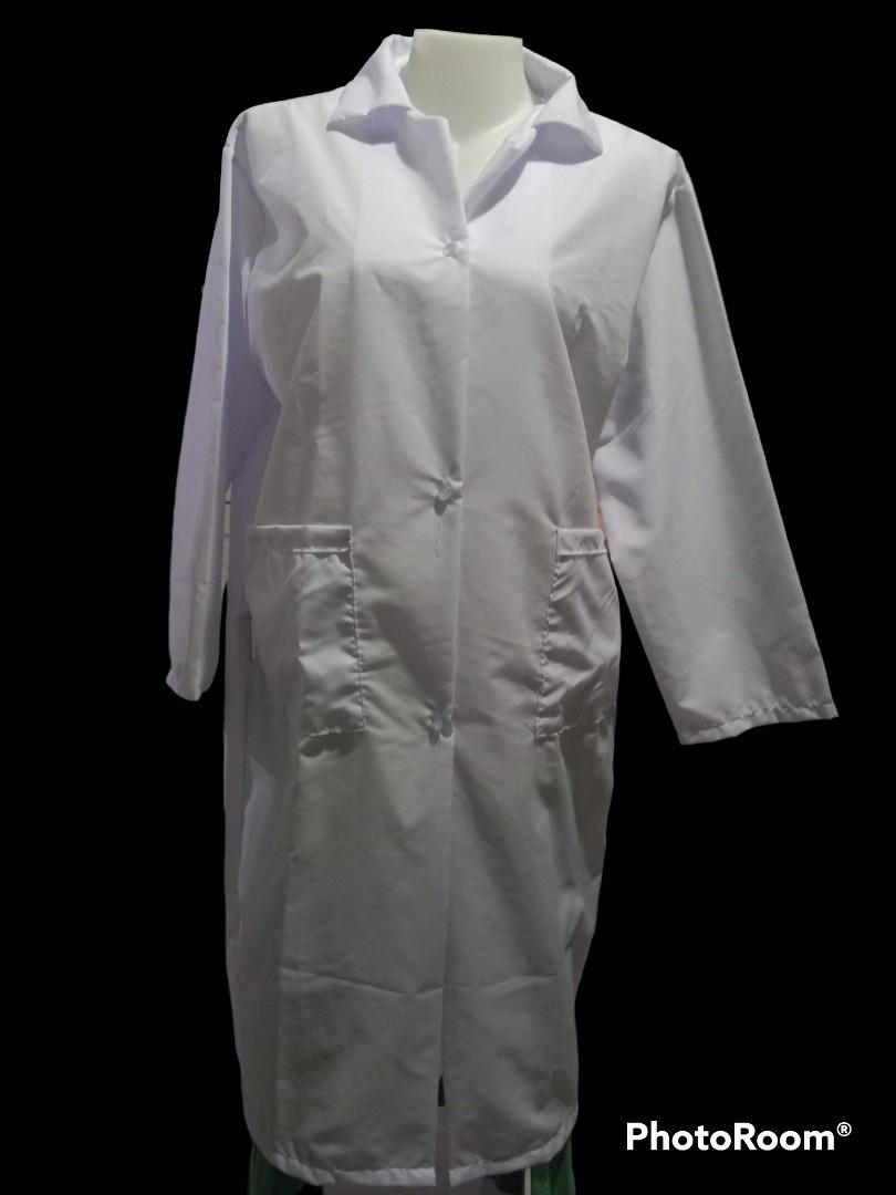 Laboratory gown long sleeve, Women's Fashion, Coats, Jackets and ...