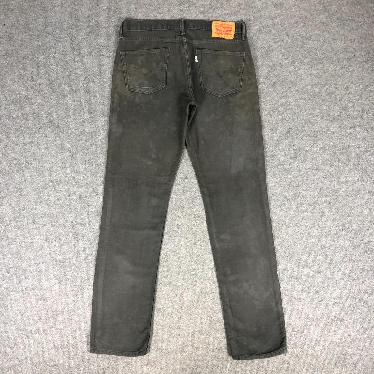 Levis 511 Faded Black Pants Dirty Size 34 Men s Fashion Bottoms