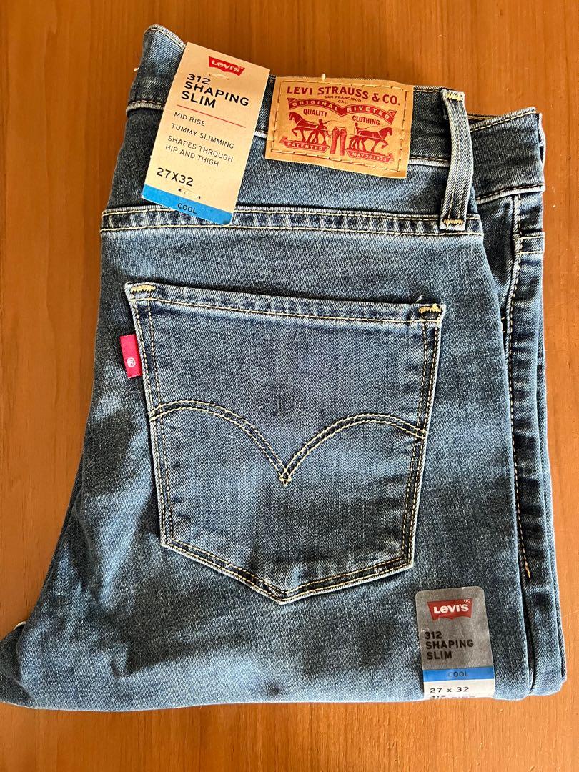 Levi's ladies / women Jeans. Brand new with tags. 312 shaping slim. 27x32,  Women's Fashion, Bottoms, Jeans & Leggings on Carousell