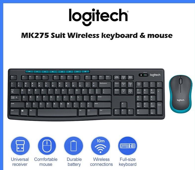 Logitech MK 275 Wireless Keyboard and Mouse, Computers & Tech, Parts ...