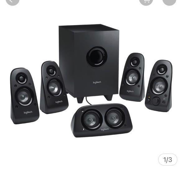 Logitech Z906 5.1 Surround Sound Speaker System, Audio, Soundbars, Speakers  & Amplifiers on Carousell