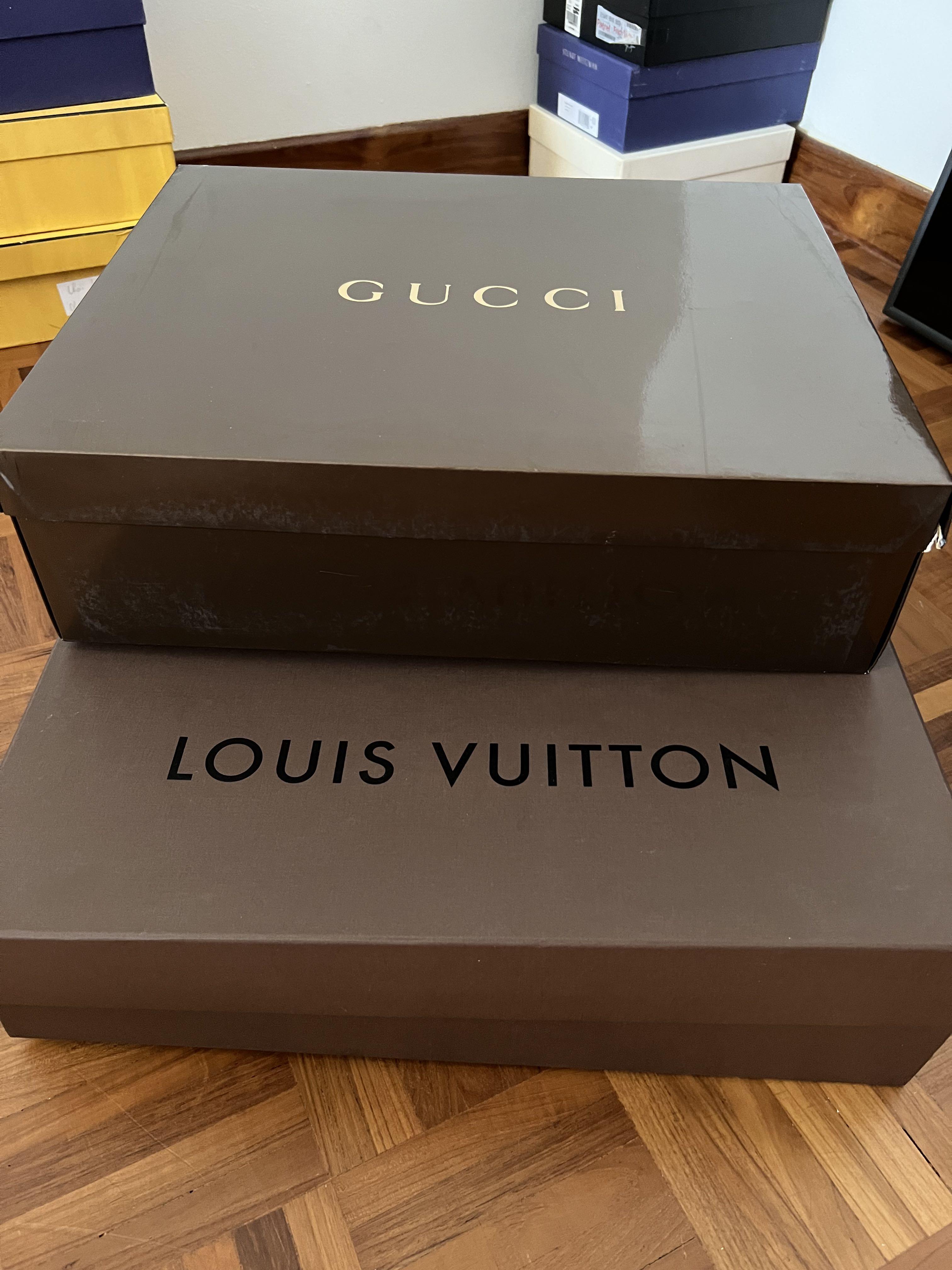 LOUIS VUITTON BOX AND DUST BAG LARGE