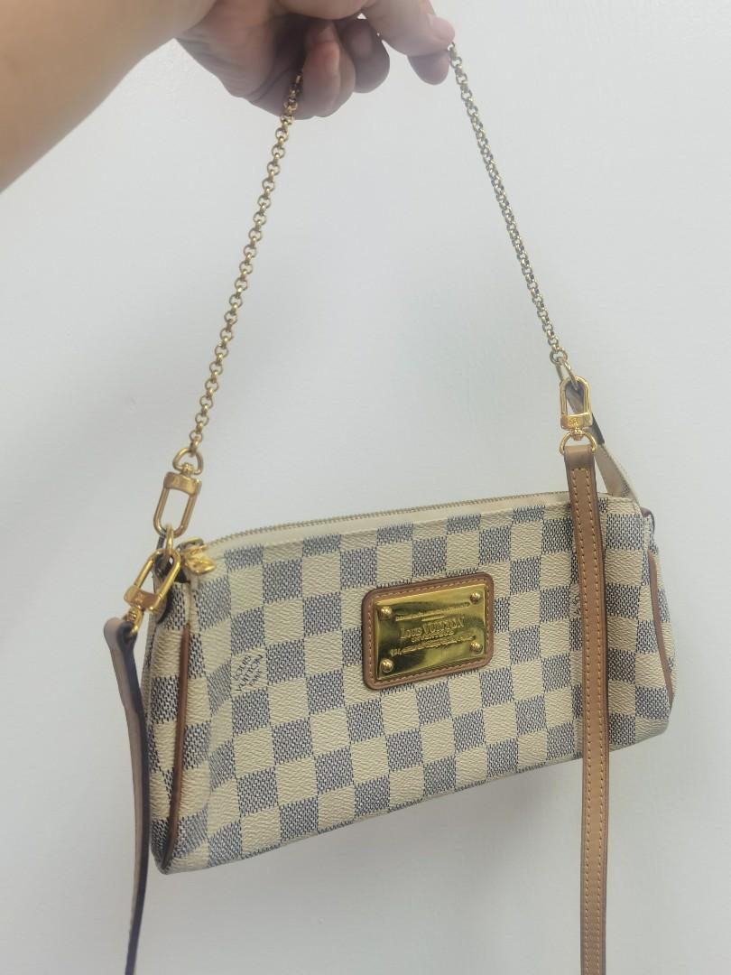 Louis Vuitton Damier Azur Canvas Eva Crossbody Bag – Bagaholic