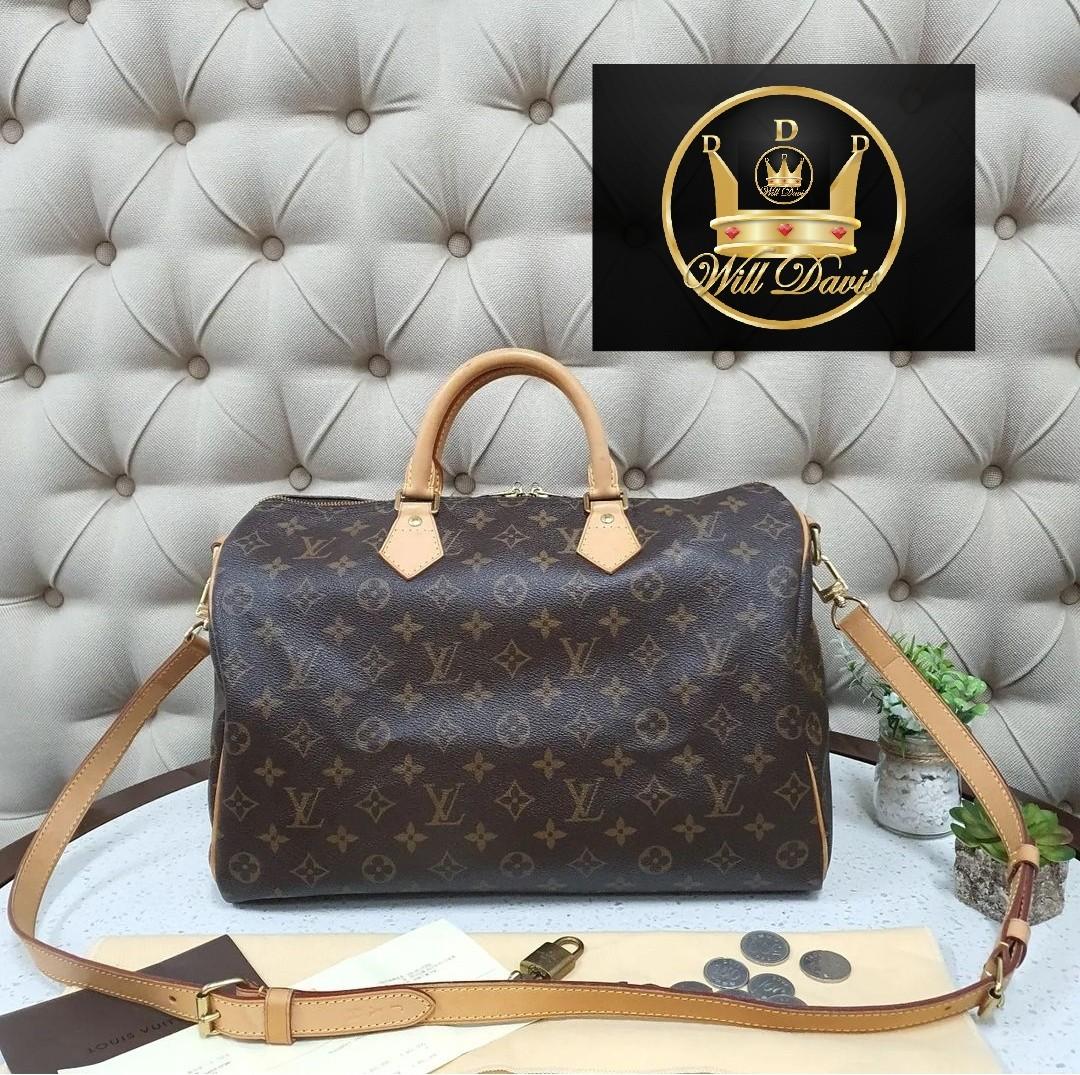 LV Speedy 40 Bando Monogram, Luxury, Bags & Wallets on Carousell