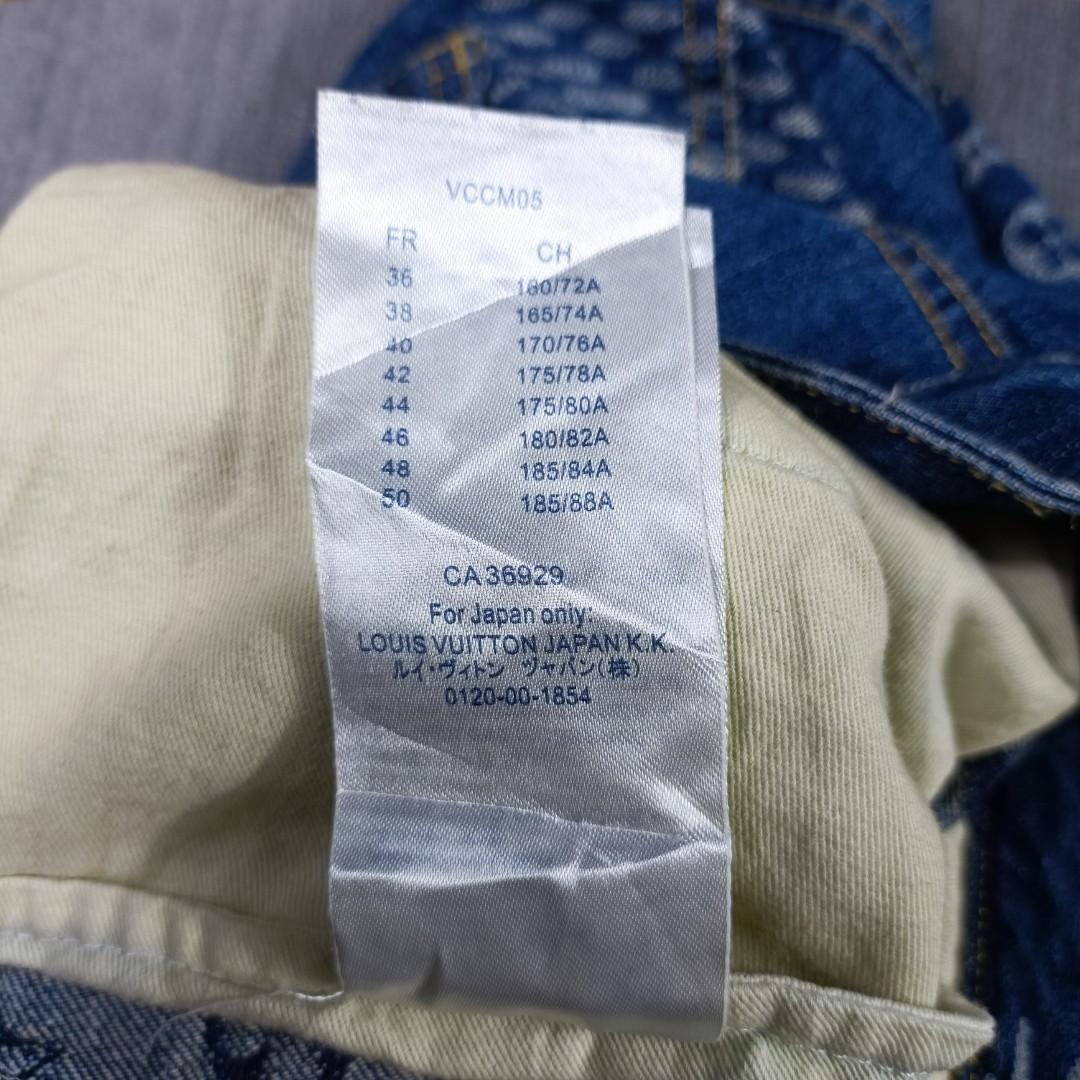 Louis Vuitton x Nigo Monogram Denim Pants, Men's Fashion, Bottoms