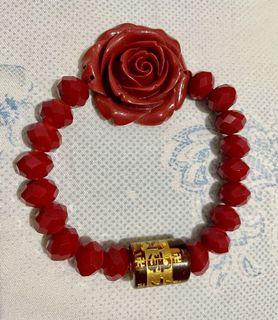 Lucky Chinese Rose Bracelet (w/ free velvet pouch) 