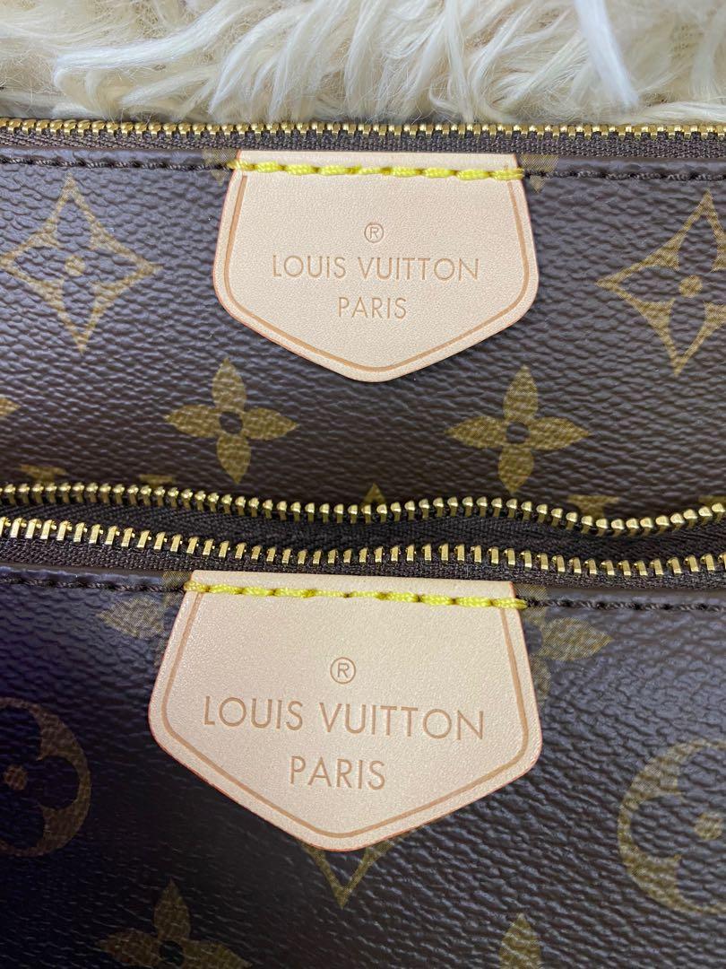 Lv 3 in 1 Multi Pochette Army green, Luxury, Bags & Wallets on Carousell