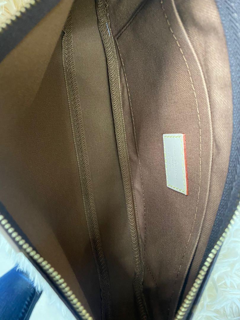 Lv 3 in 1 Multi Pochette Army green, Luxury, Bags & Wallets on Carousell