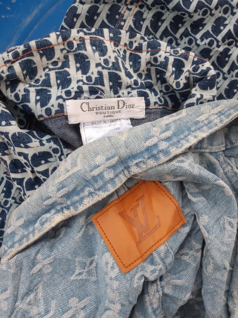 Louis Vuitton denim jacket, Women's Fashion, Coats, Jackets and Outerwear  on Carousell