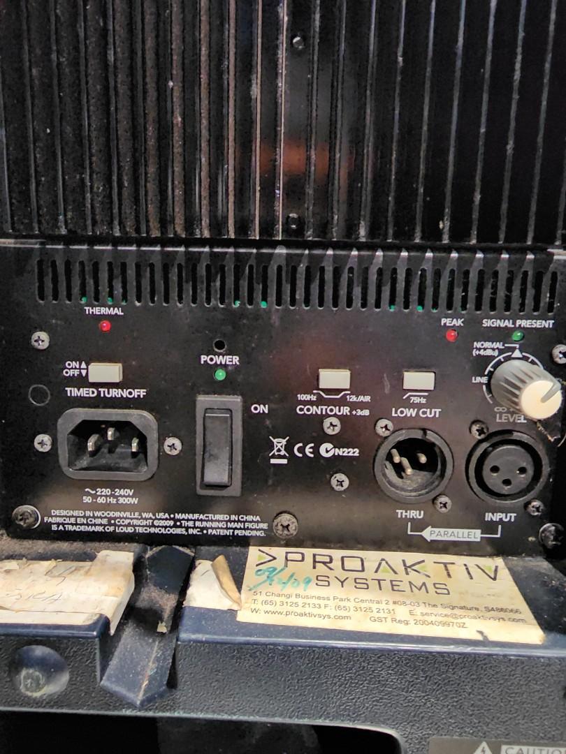 Mackie SRM 450 V1 Amplifier Module For Powered Speaker Tested Working