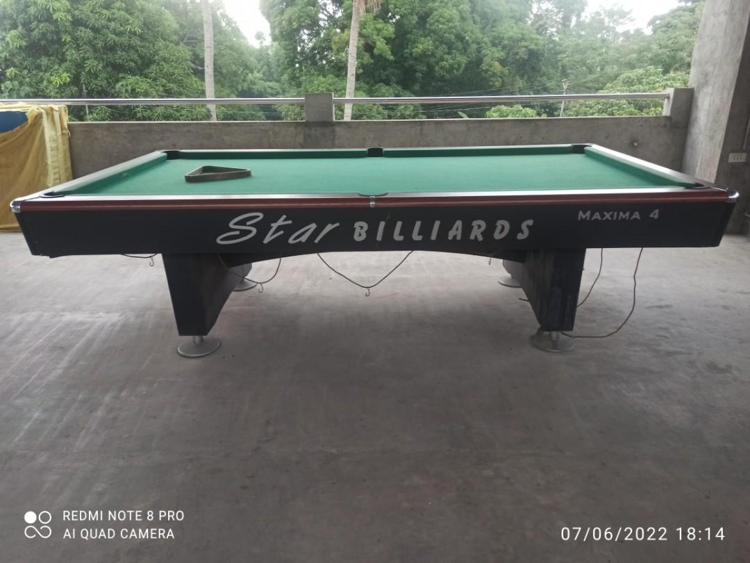 Maxima 4 billiard table with complete set, Sports Equipment, Sports