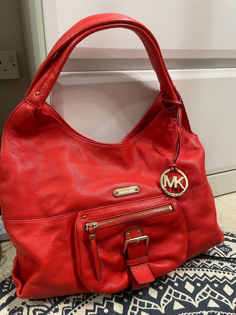 Michael Kors Austin Leather Large Shoulder Tote Bag, Luxury, Bags & Wallets  on Carousell