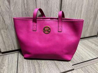 Michael Kors 桃紅色tote bag