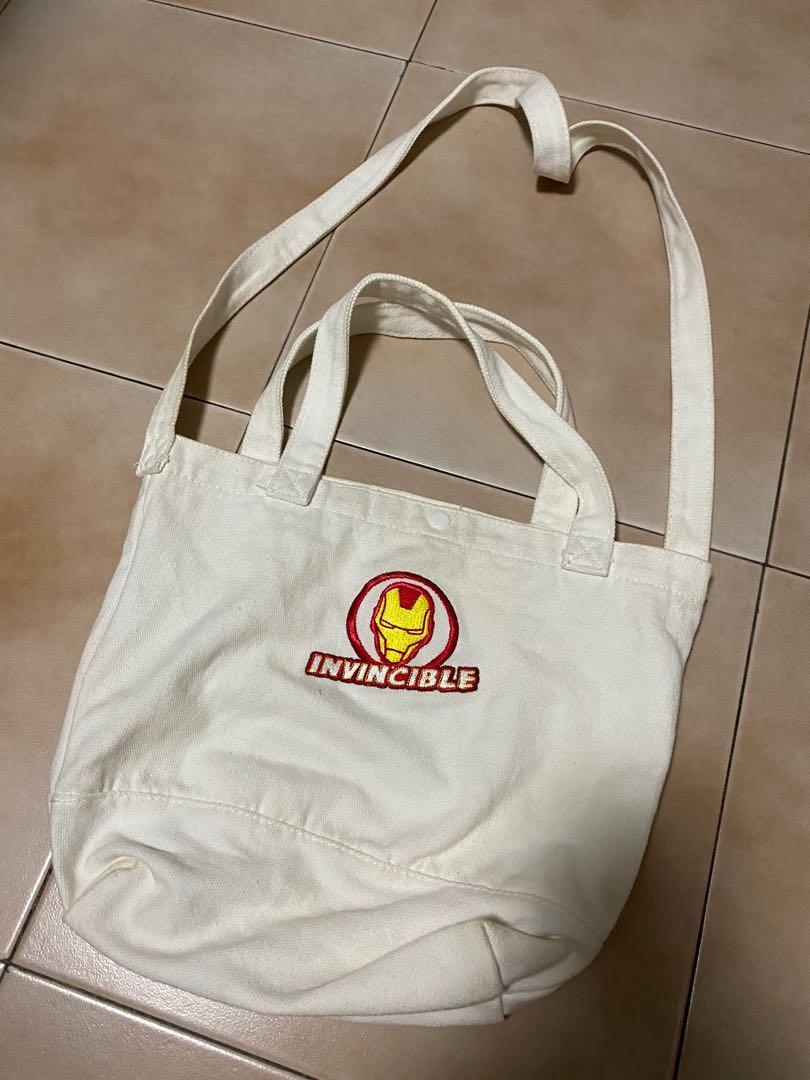 Marvel / Miniso Tote Bag with Handles and Strap Iron Man INVINCIBLE Nwt