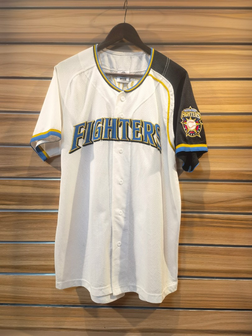 SweetSquareStore Nippon Ham Fighters Shirt Vintage Hokkaido Nippon-Ham Fighters #23 Nioka Japan Baseball Uniforms Size S