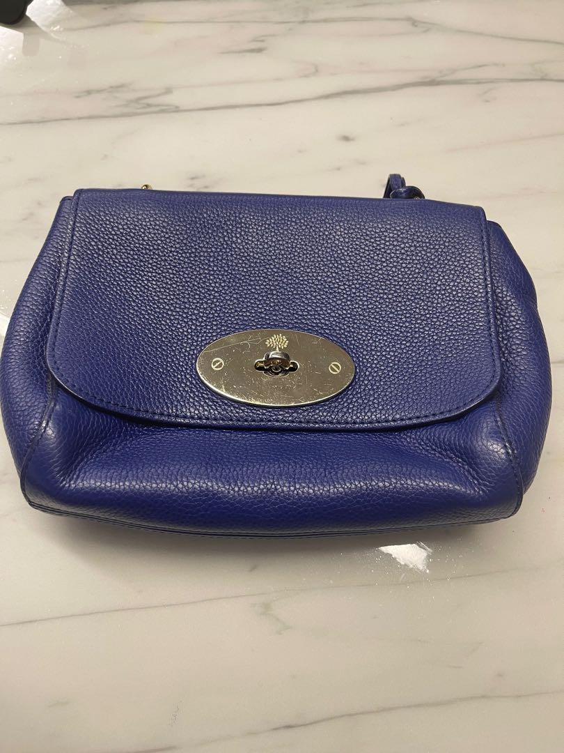 Leather crossbody bag Mulberry Blue in Leather - 40596717