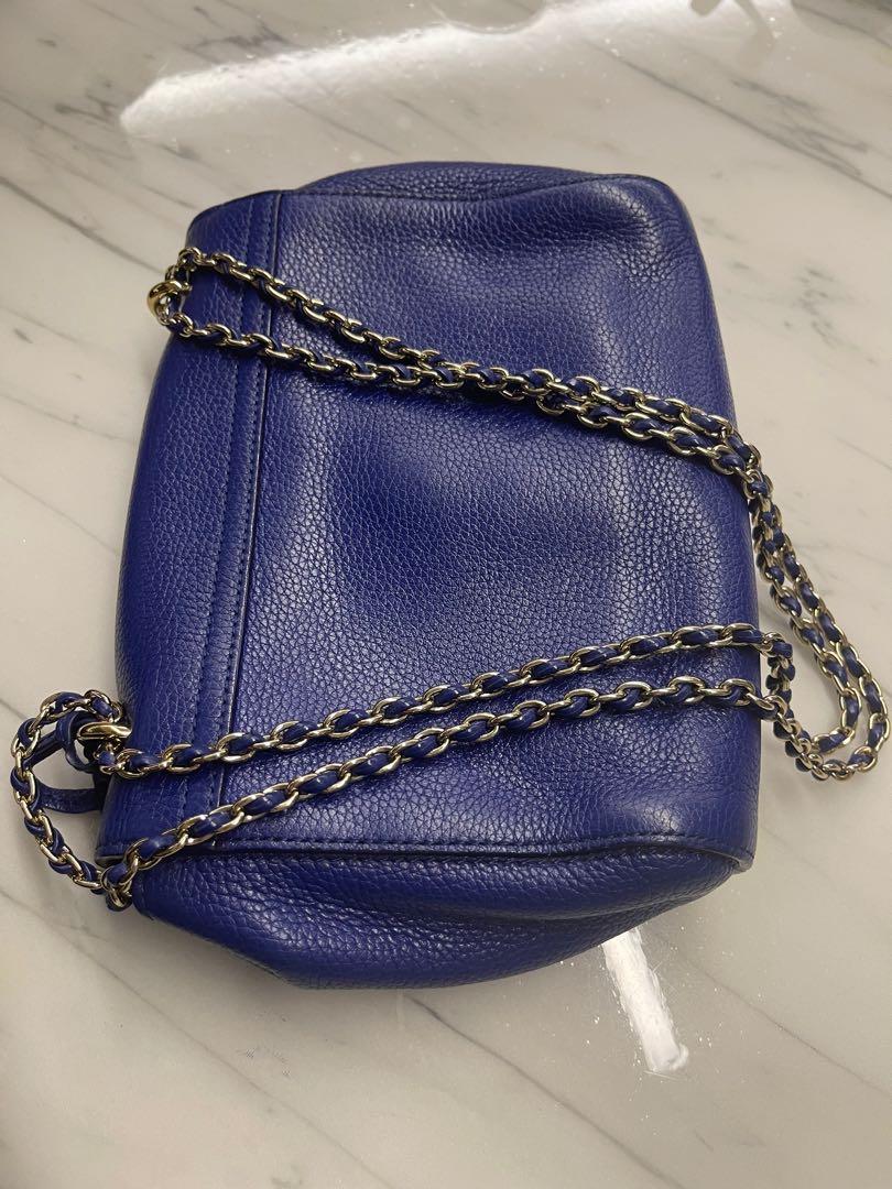 Cobalt blue mulberry bag best sale