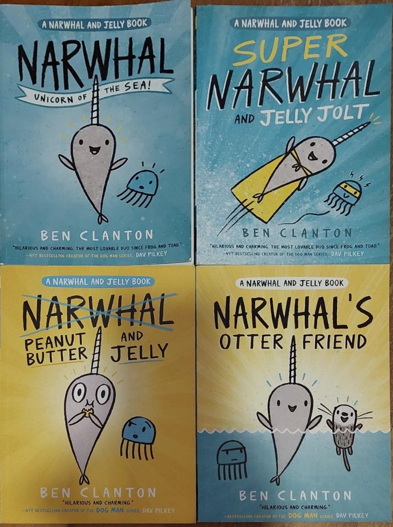 Narwhal and Jelly books 1-4, Hobbies & Toys, Books & Magazines, Comics ...