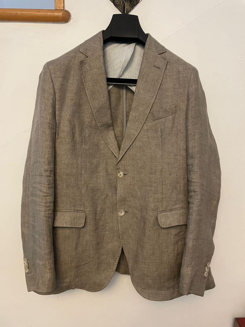 Massimo dutti deals linen jacket