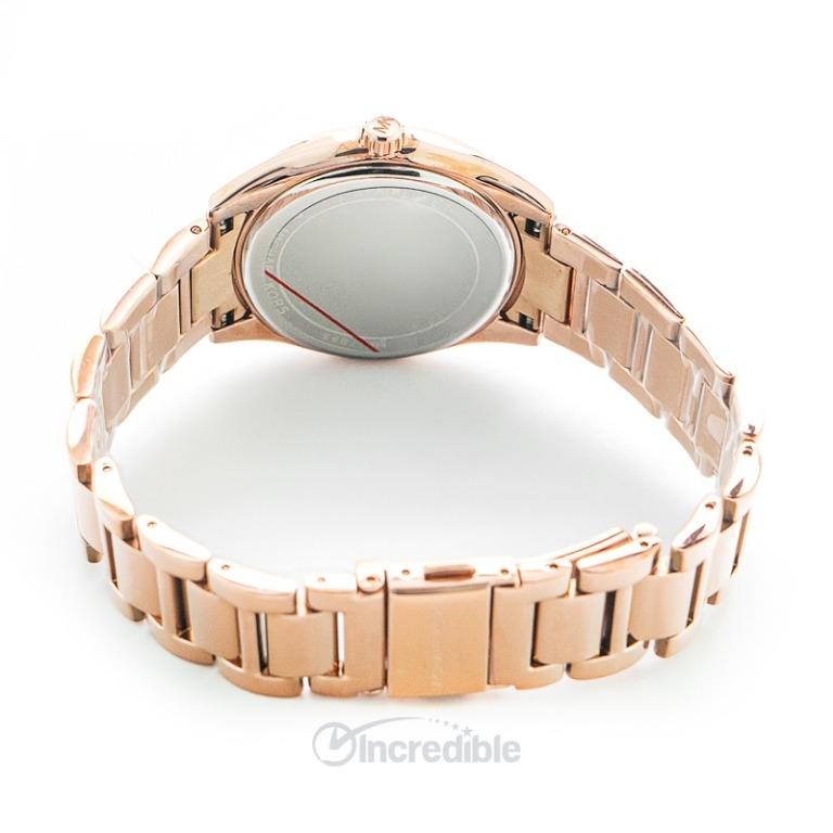 NEW Michael Kors Janelle Quartz Mother of pearl Dial Stainless Steel Ladies Watch MK7095