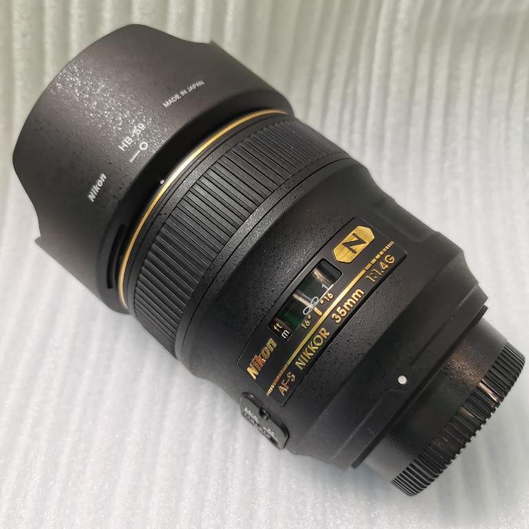 Nikon AF-S Nikkor 35mm f/1.4G, 攝影器材, 鏡頭及裝備- Carousell