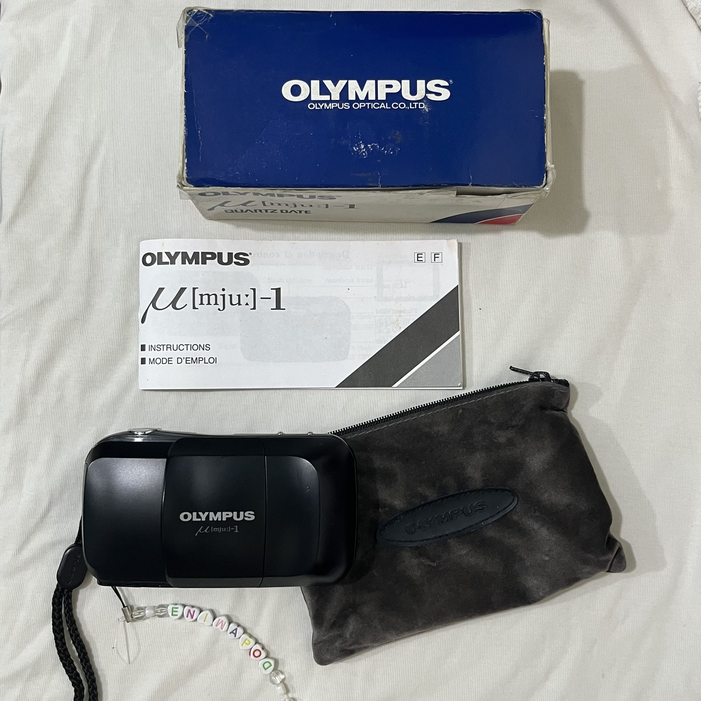 Appareil Photo Olympus Mju-1 35mm - Boîte Incluse - Jamais Utilisé (ouvert)