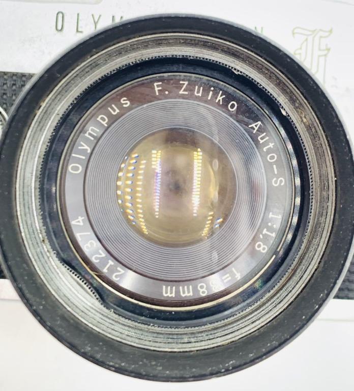 OLYMPUS PEN-F F.Zuiko Auto-S 1：1.8 f = 38mm 奧林巴斯膠片相機 ...