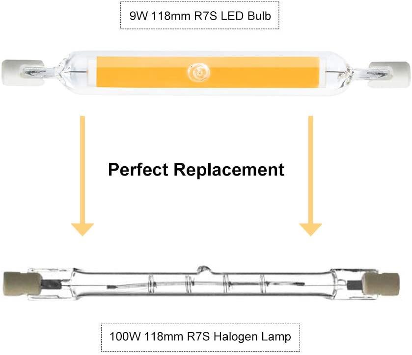 R7S LED 78mm 118mm r7s Light Bulb 5W 10W 20W COB Glass Lampada LED Lamp AC  220V Corn Light Energy Saving Replace Halogen Light