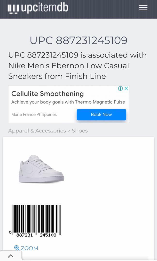 Orig Nike Men s Ebernon Low Size 9.5 Men s Fashion Footwear