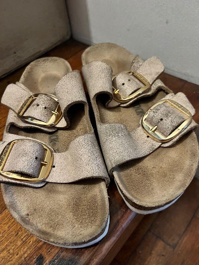 Arizona big buckle shop washed metallic rose gold