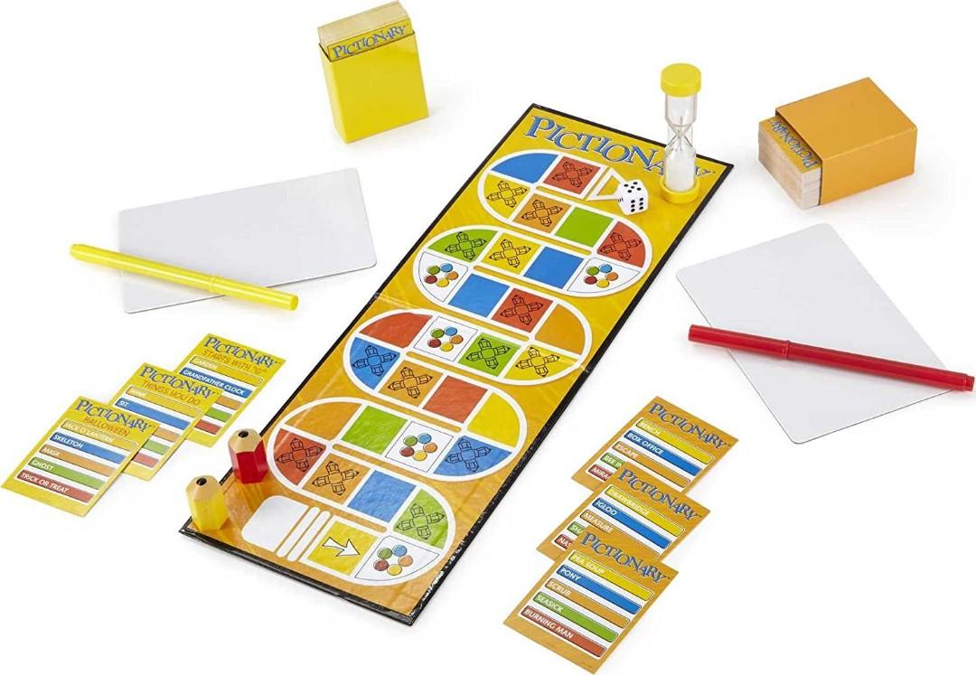 Pictionary Quick Drawing Board & Guessing Game for Family, Kids, Teens