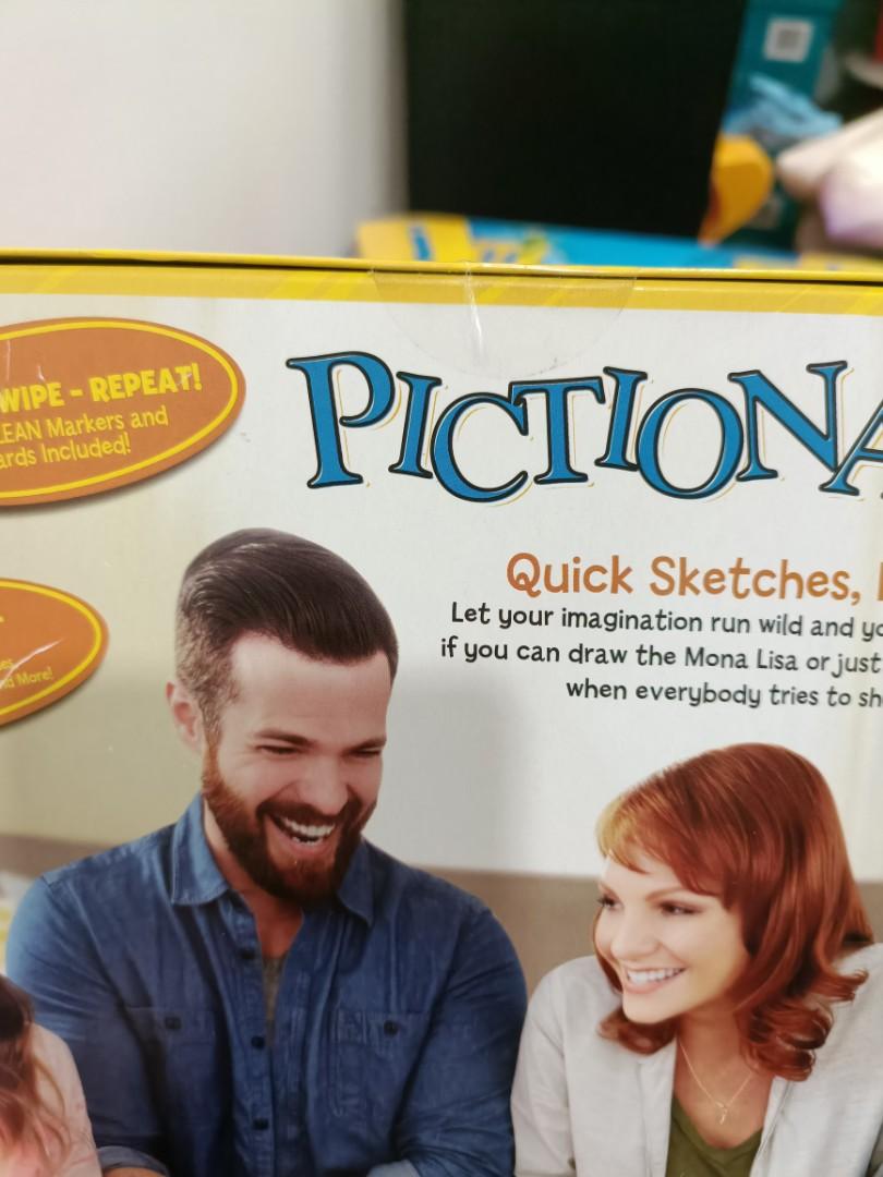 Pictionary Quick Drawing Board & Guessing Game for Family, Kids, Teens